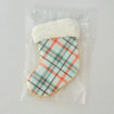 Blue-and-Red- Plaid-Stocking-Cookie-by- Sweet Traders